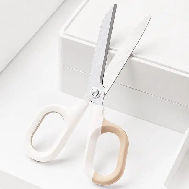 Main image of Multipurpose Office Craft Scissors for DIY Art and Craft,Comfort-Grip Handles, Sturdy Sharp Scissors (White)