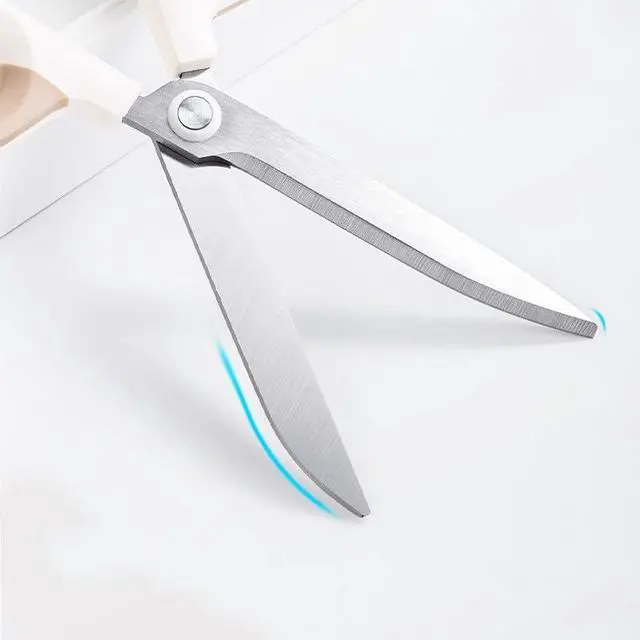 Alt view image 5 of 5 - Multipurpose Office Craft Scissors for DIY Art and Craft,Comfort-Grip Handles, Sturdy Sharp Scissors (White)