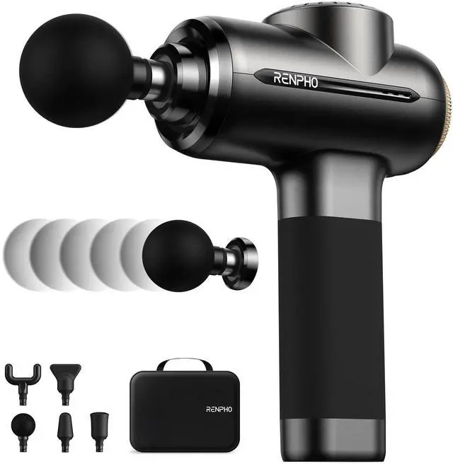 Main image of Active Evo Massage Gun, Fathers Day Dad Gifts Deep Tissue Back Handheld Massage with 8-12mm Amplitude Heavy-Duty, FSA Approved Percussion Professional Muscle Massager Gun for Athtetes HSA