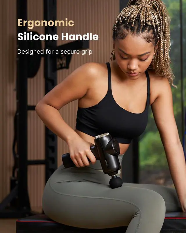 Alt view image 6 of 7 - Active Evo Massage Gun, Fathers Day Dad Gifts Deep Tissue Back Handheld Massage with 8-12mm Amplitude Heavy-Duty, FSA Approved Percussion Professional Muscle Massager Gun for Athtetes HSA