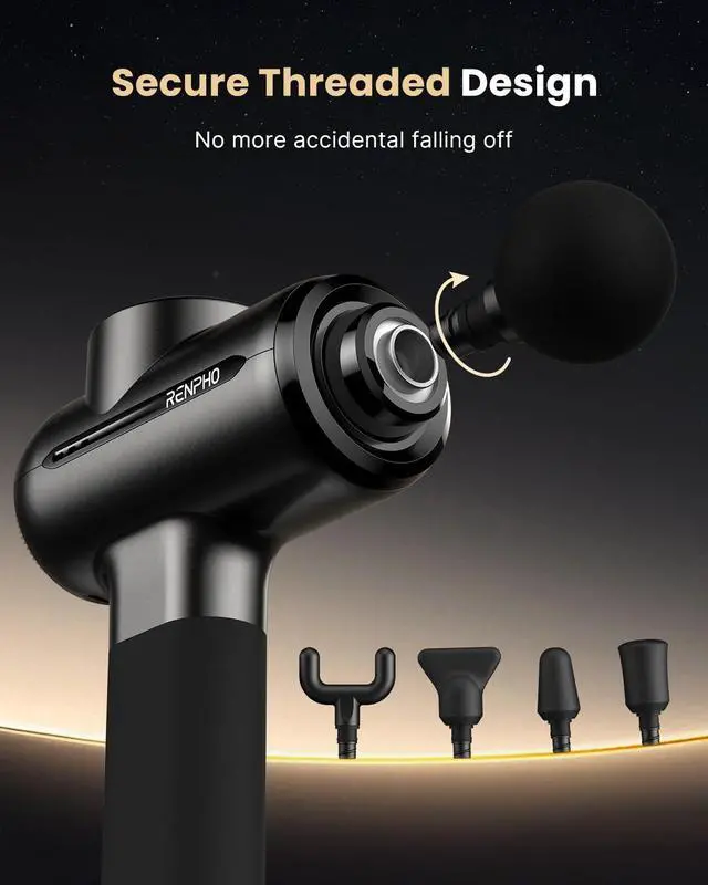 Alt view image 7 of 7 - Active Evo Massage Gun, Fathers Day Dad Gifts Deep Tissue Back Handheld Massage with 8-12mm Amplitude Heavy-Duty, FSA Approved Percussion Professional Muscle Massager Gun for Athtetes HSA