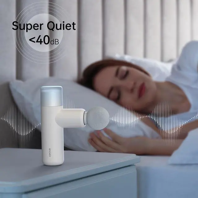 Alt view image 7 of 7 - M3 Mini Massage Gun for Back Pain Relief, with Facial Mode, 7mm Amplitude, 4 Vibration Levels Ultralight Portable and Rechargeable Fascia Gun Active Recovery Women Presents