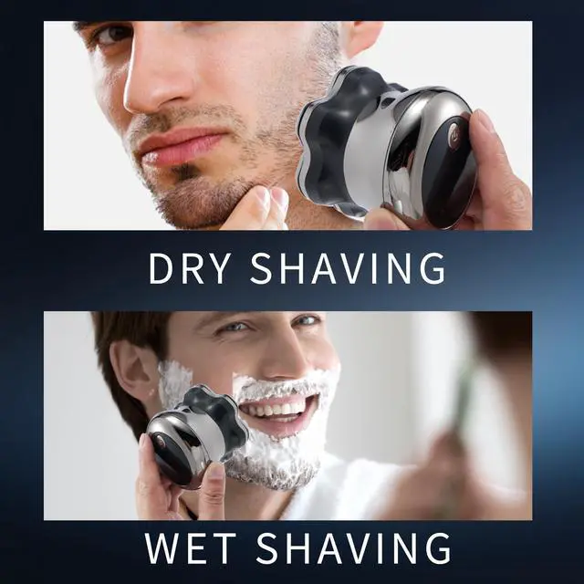 Alt view image 7 of 7 - Head Shavers for Bald Men,Magnetic Head Shaver,Waterproof Wet Dry Shaving,Electric Bald Head Razor,LED Display,Cordless Rechargeable 7D Shaver for Scalp/Face/Beard with Type-C Charge
