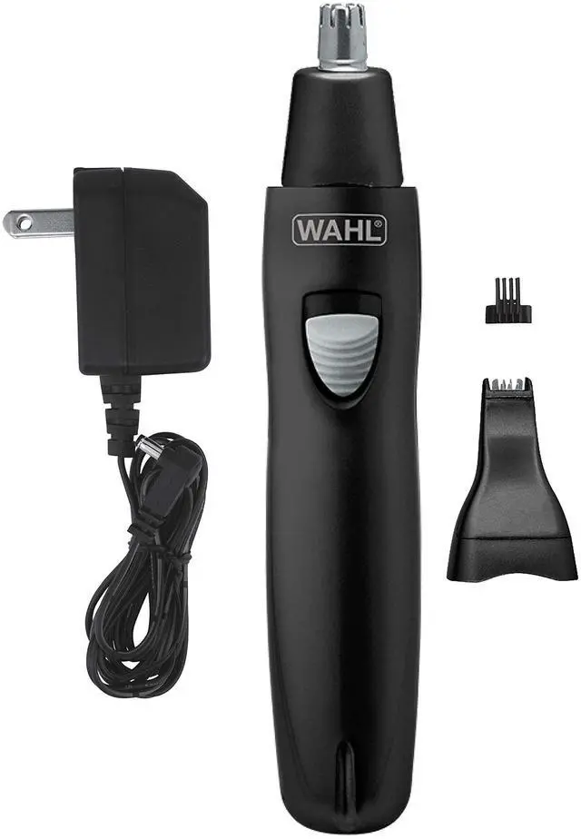 Main image of Groomsman Rechargeable Precision Trimmer for Hygienic Grooming with Rinsable, Interchangeable Heads for Eyebrows, Neckline, Nose, Ears, & Other Detailing - Model 3023284