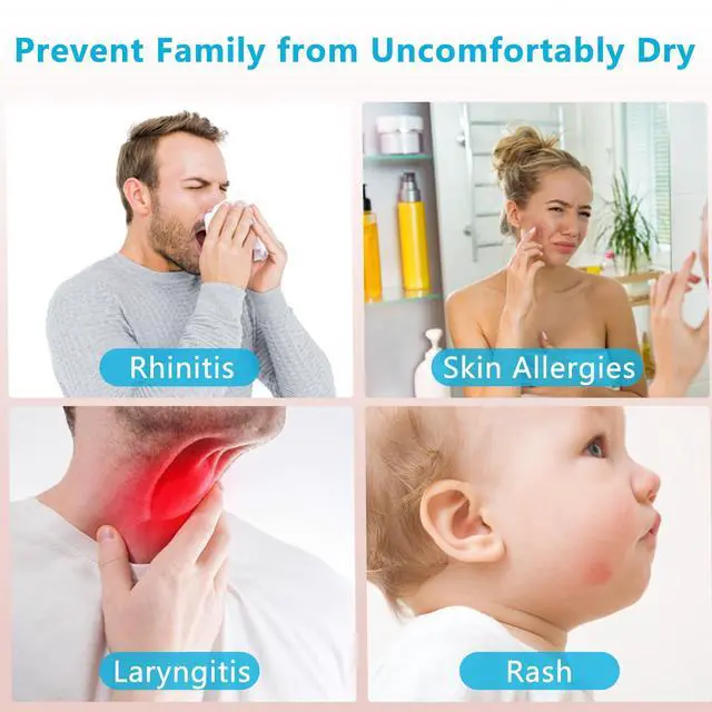 Alt view image 6 of 7 - Colorful Mini Humidifier, USB Rechargeable Humidifier, small humidifier, 4 Modes Super Quiet, Humidifiers For Bedroom,Suitable For Travel Office Family Baby Bedroom-Blue