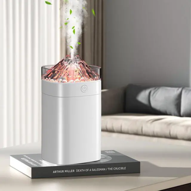 Main image of Portable Small Humidifier, 400ml Cool Mist Humidifiers for Bedroom, USB Powered Desktop Humidifier with Light for Car, Office, Travel, Plants, Auto Shut-Off, 2 Mist Modes, Super Quiet, White