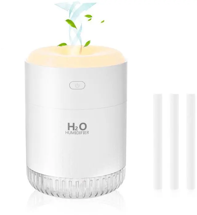 Main image of Portable Mini Humidifier, Auto Shut-Off, 2 Mist Modes, Quite, Small Humidifiers for Bedroom Travel Office Desk Plants(White)
