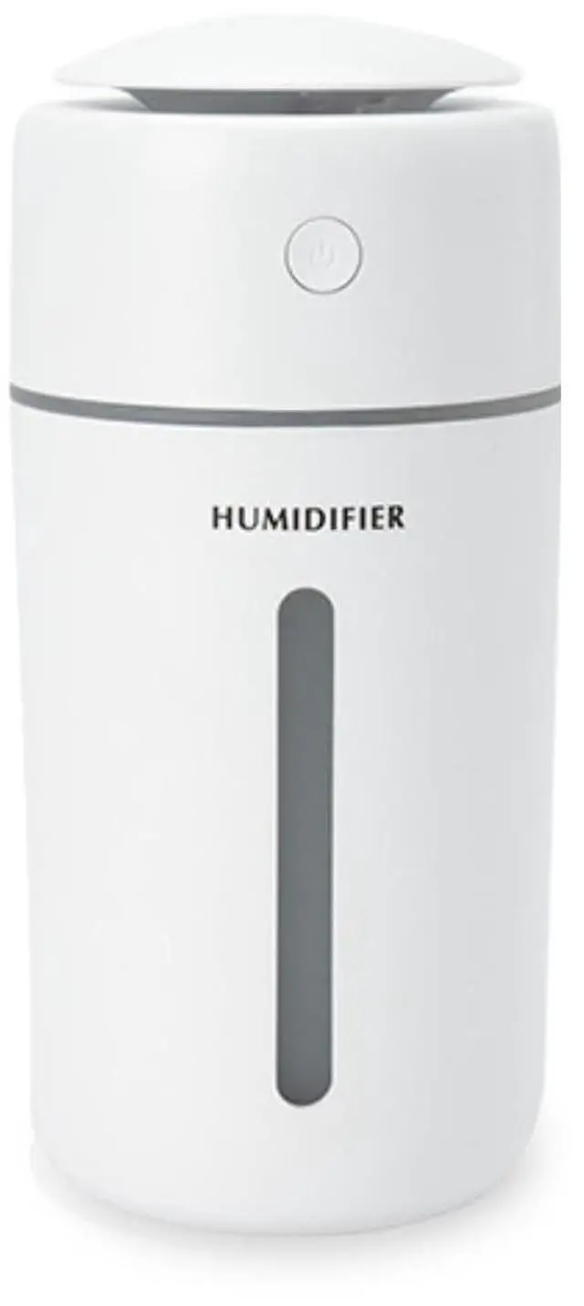 Main image of Personal Ultrasonic Cool Mist Humidifier for Car Bedroom Office, Portable Rechargeable Travel Humidifier for Car & Desk, with 7 Color Lights, Battery Powered
