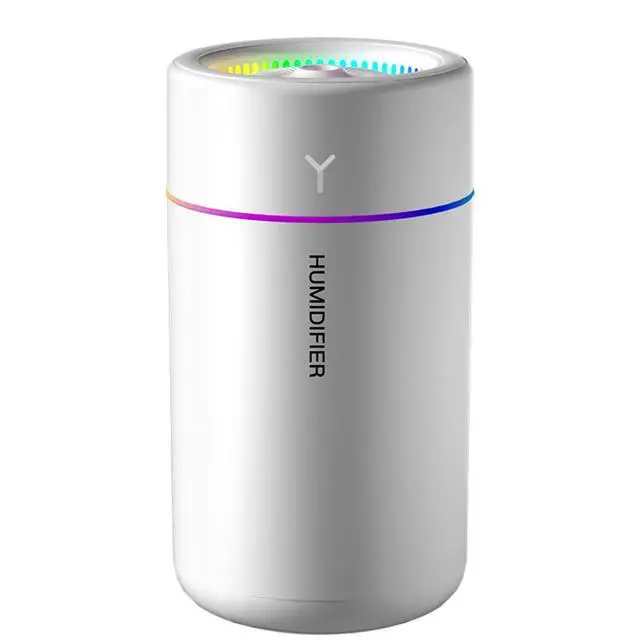 Alt view image 3 of 7 - Mini Humidifier, USB Personal Desktop Humidifier for RV, Office, Bedroom etc. Auto Shut-Off, 2 Mist Modes, Super Quiet - (White)