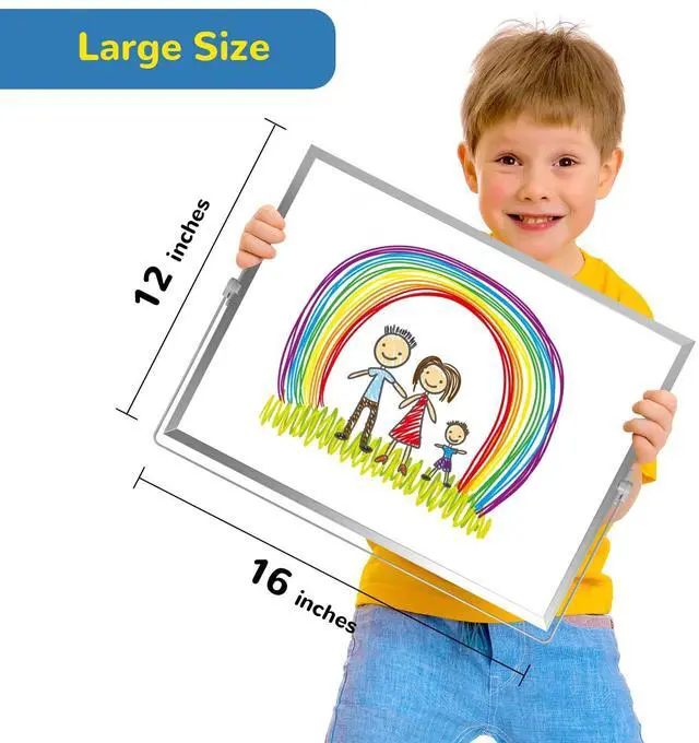 Alt view image 7 of 7 - Dry Erase White Board, 16inX12in Large Magnetic Desktop Whiteboard with Stand, 10 Markers, 4 Magnets, 1 Eraser, Portable Double-Sided White Board Easel for Memo to Do List Desk Office
