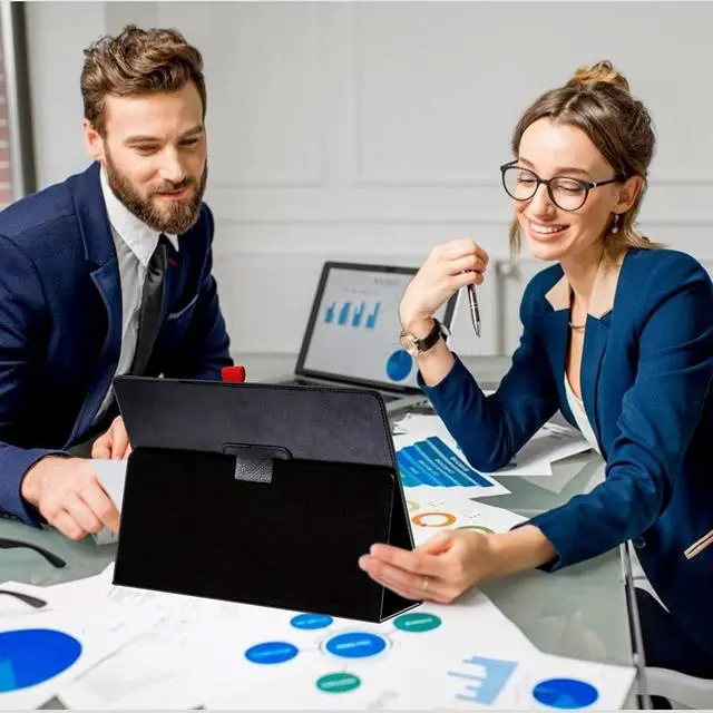 Alt view image 5 of 7 - 12"x9" Portable White Board with Foldable Stand, A4 Small Whiteboard, Ultra-Smooth Anti-Ghosting Surface, Easy Wipes Dry Erase Board for Office Home School, Includes Marker & Eraser (Black)