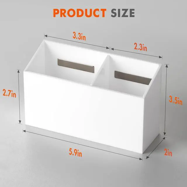 Alt view image 7 of 7 - Magnetic Dry Erase Marker Holder for Whiteboard,Non-slip Acrylic Magnet Pen Holder for Fridge Refrigerator,Locker Organizer for Work,Locker Accessories,Pencil Cup for Desk(White)