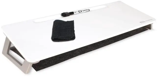 Alt view image 6 of 6 - Dry Erase White Board, Magnetic Desktop Computer Pad for Notetaking, 21" x 7-3/4 Whiteboard, 1 Dry Erase Marker and Keyboard Pad, White Surface (Q090F01-R)