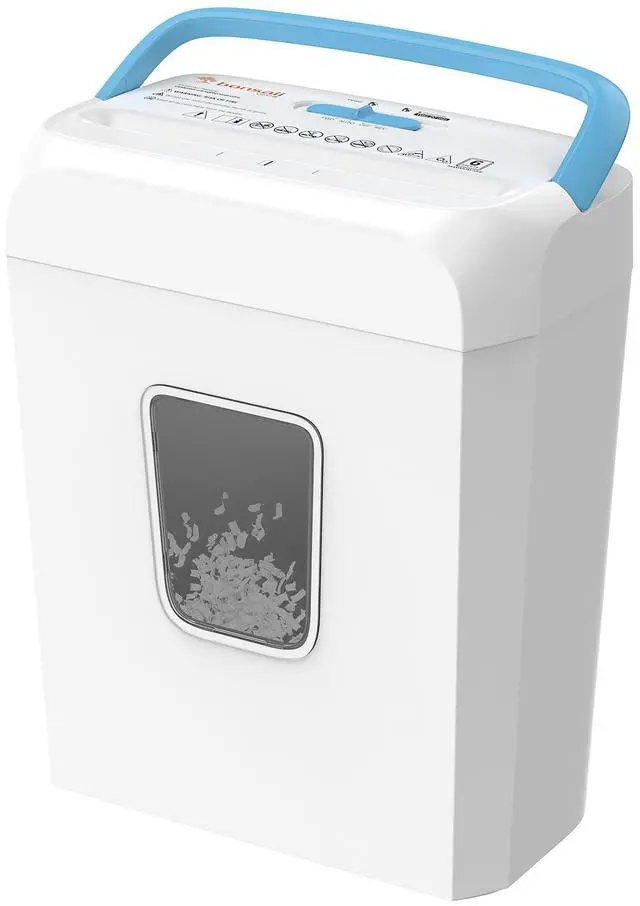 Main image of Paper Shredder for Home Use, 3.4 Gal Wastebasket, 6 Sheet Crosscut Paper Credit Cards, Staples, and Clips Shredder for Home Office Use, Portable Handle Design