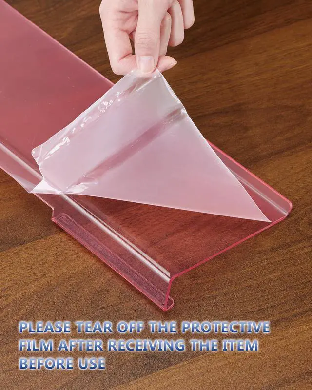 Alt view image 2 of 6 - Ergonomic Computer Keyboard Stand for Desktop (Clear Pink), Keyboard Tilted Elevated Rack Key Board Holder Riser Stand for Office Home Desk Work