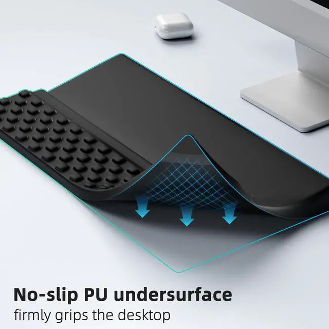 Alt view image 5 of 6 - Keyboard Stand with Wrist Rest, Comfy Ergonomic Keyboard Riser Holder for Office Home