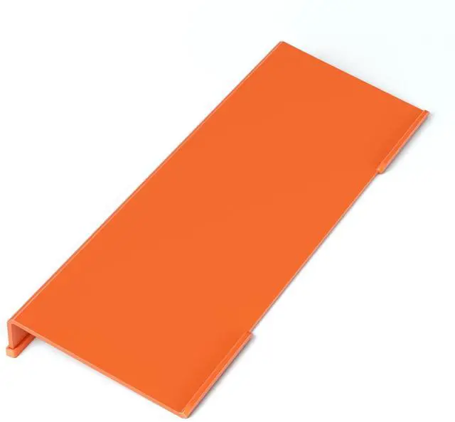 Main image of Computer Keyboard Stand Holder - Ergonomic Acrylic Keyboard Stand for Desktop Comfortable Keyboard Tray Riser with Silicone Anti-Slip Strip for Home School Office Desk Accessory, Orange