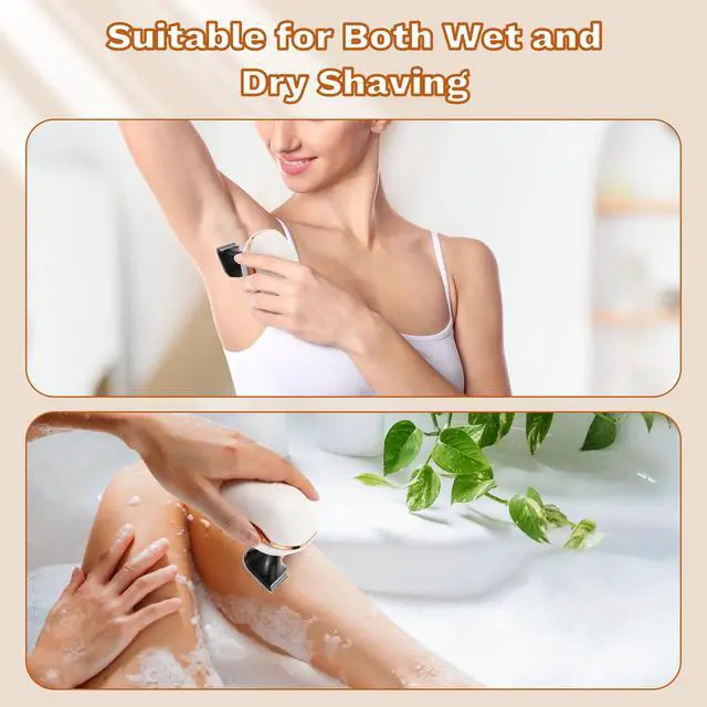 Alt view image 5 of 7 - Electric Razors for Women, 7D Electric Shaver for Women, 5 in 1 Lady Shavers, Wet/Dry Bikini Trimmer, Rechargeable Facial Hair Removal, Painless Face Razor for Arms Legs Armpit Pubic Area
