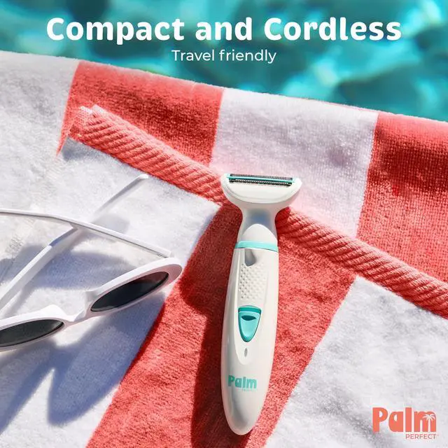 Alt view image 6 of 7 - Rechargeable Shaver for Women Waterproof Electric Razor with Built-in LED Light Includes Space-Saving Shower Wall Mount and USB Charging Cable Safe for All Body Parts