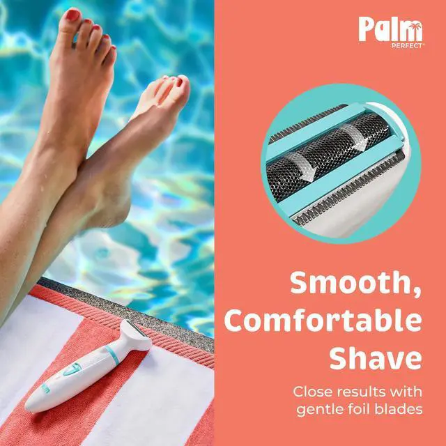 Alt view image 4 of 7 - Rechargeable Shaver for Women Waterproof Electric Razor with Built-in LED Light Includes Space-Saving Shower Wall Mount and USB Charging Cable Safe for All Body Parts