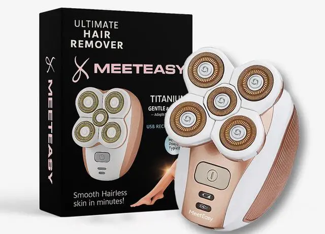 Alt view image 2 of 7 - Electric Leg Shaver for Women - Rechargeable Painless Lady Razor for Leg Face Lips Body Underarms Armpit - Female Cordless Bikini Trimmer