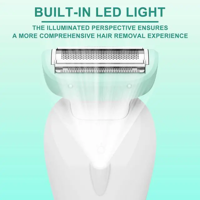 Alt view image 5 of 7 - Lady Shavers Electric Shaver for Women Electric Razor for Arm Leg Armpit Bikini Cordless Portable Painless IPX6 Waterproof USB Rechargeable Dry Wet