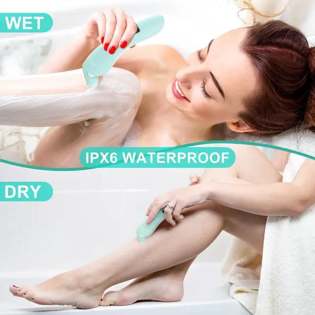 Alt view image 7 of 7 - Lady Shavers Electric Shaver for Women Electric Razor for Arm Leg Armpit Bikini Cordless Portable Painless IPX6 Waterproof USB Rechargeable Dry Wet