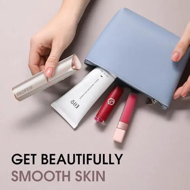 Alt view image 7 of 7 - Facial Hair Removal for Women: Electric Hair Removal Device - Rechargeable Painless Face Razor for Chin Upper Lip Peach Fuzz with Light Gifts for Women(Rose Gold)