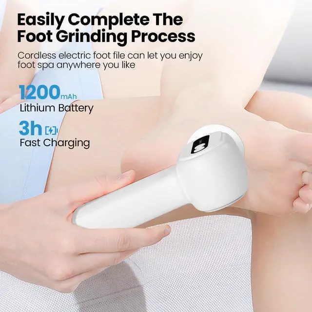 Alt view image 2 of 7 - 2-in-1 Electric Callus Remover for Feet, Professional Pedicure Tools Gift