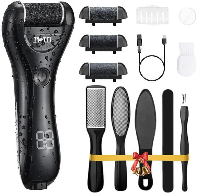 Main image of Electric Foot Callus Remover, Rechargeable Portable Electronic Foot File Pedicure Kit, Electric Callus Remover for Feet, Pedicure Tools, Foot Scrubber File, Professional Foot Care for Dead Skin