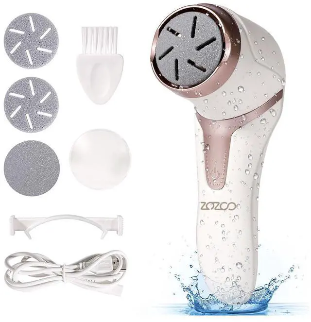 Main image of Electric Foot Callus Remover with Dander Vacuum, Rechargeable Waterproof 3 Roller & 2 Speeds Foot File,Professional Portable Pedicure Tool for Care of Dead Skin,Chapped,Callus,Cracks