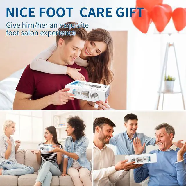 Alt view image 6 of 6 - Electric Foot Callus Remover with Dander Vacuum, Rechargeable Waterproof 3 Roller & 2 Speeds Foot File,Professional Portable Pedicure Tool for Care of Dead Skin,Chapped,Callus,Cracks