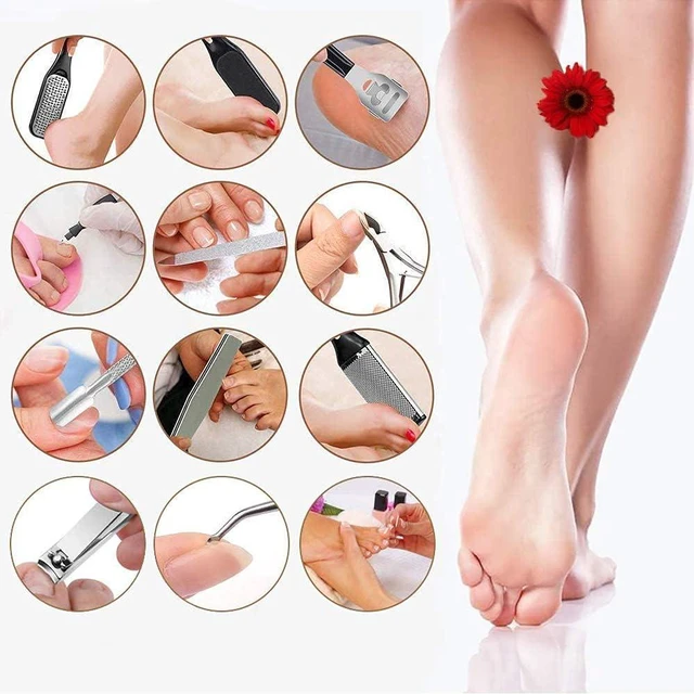 Alt view image 7 of 7 - Electric Callus Remover for Feet (with Dander Vacuum), Portable Pedicure Kit Foot File Callus Remover, Rechargeable Waterproof Foot File for Foot Care Deadskin Remover with 9Head&LCD Display