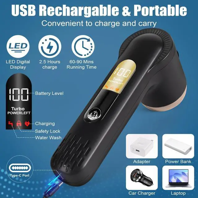 Alt view image 4 of 7 - Electric Callus Remover for Feet with Dander Vacuum, Rechargeable Waterproof Foot File, Professional Pedicure Tools kit Feet Care for Dead Hard Cracked Dry Skin with 3 Heads & 2 Speed, LCD Display