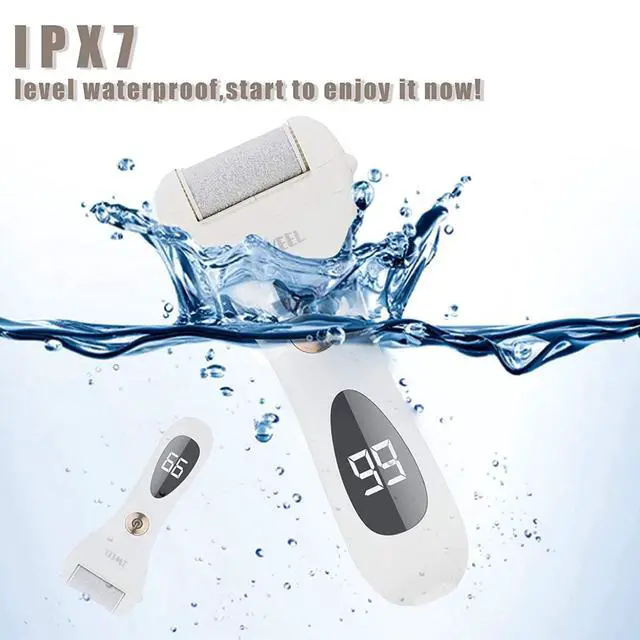 Alt view image 2 of 7 - Callus Remover for Feet Shaver Rechargeable Electric Foot File Pedicure Tools for Feet Professional Callous Shaver Waterproof Pedicure kit for Cracked Heels and Dead Skin
