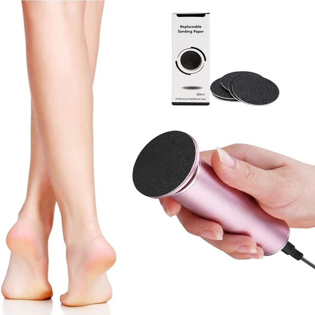 Main image of Electric Foot File Callus Remover, Professional Calluses Remover for Feet with 60pcs Sandpaper Discs, Adjustable Speed Control Pedicure Tool for Men Women Dead Dry Cracked Hard Skin