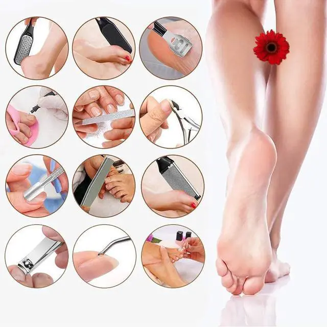 Alt view image 7 of 7 - Electric Callus Remover for Feet with Vacuum, Professional Pedicure Tools Kit, Rechargeable Waterproof Foot File for Foot Care Deadskin Remover with 3Heads&2Speed,LCD Display