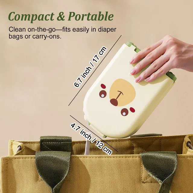 Alt view image 5 of 7 - Travel Baby Bottle Cleaner Kit, 6-in-1 Brush Set for Bottles & Pumps