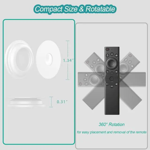 Alt view image 4 of 7 - Magnetic Remote Control Holder Wall Mount, 5 Pack TV Remote Holder Wall Mount, Silicone Remote Organizer Magnetic Remote Holder for Bed, TV, Ceiling Fan and Air Conditioner (White)