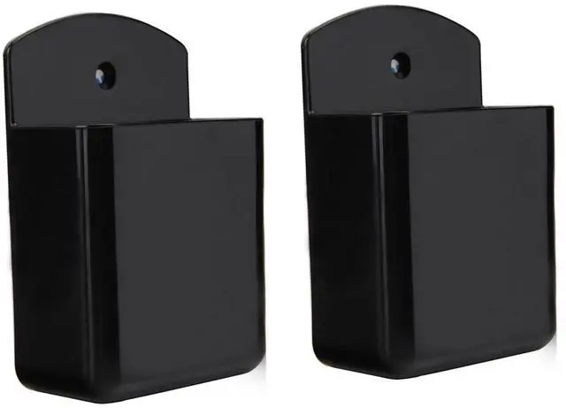 Main image of Pack of 2 Self Adhesive TV Air Conditioner Remote Control Holder Wall Mount Storage Box Organizer