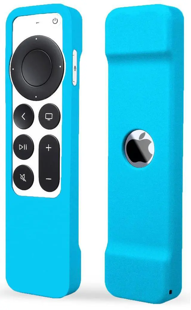 Main image of Case Compatible with Apple TV 4K Siri Remote 2021 2022 - Soft Silicone Remote Case Cover Sleeve Skin Compatible with Apple TV 4K / HD Siri Remote Controller (2nd & 3rd Gen) - Blue