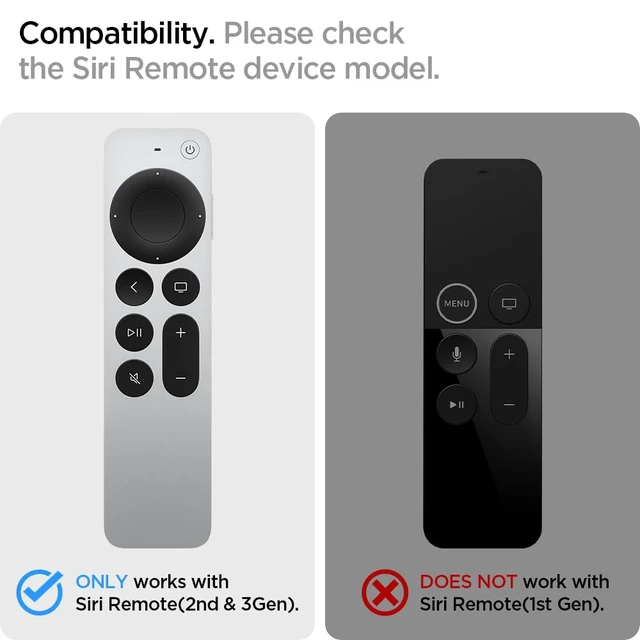 Alt view image 2 of 7 - for Apple TV Siri Remote Case, Rugged Armor For 2021/2022, Shockproof, Magnetic, Wrist Strap, Metal Plate - Black