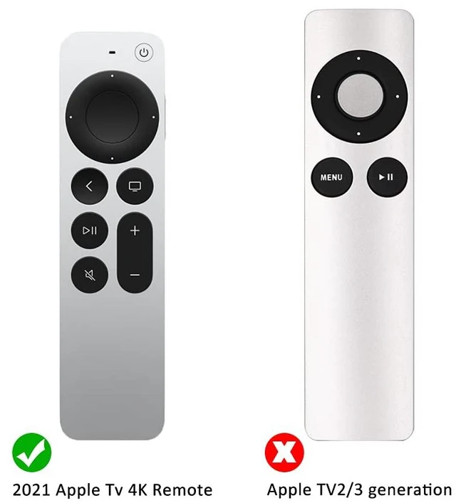 Alt view image 7 of 7 - Case Cover Replacement for New Siri 3rd Gen 2022 / 2nd Generation 2021 Apple TV Siri Voice Remote, Silicone Classic Phone-Shaped Cover Skin with Lanyard