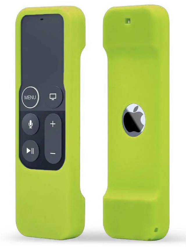 Main image of Silicone Case Compatible with Apple TV 4K/HD Siri Remote (1st Gen) - Anti-Slip Shock Proof Soft Remote Cover Case Compatible with Apple TV 4K 5th 4th Gen Siri Remote Controller - Green