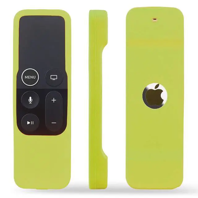 Alt view image 4 of 7 - Silicone Case Compatible with Apple TV 4K/HD Siri Remote (1st Gen) - Anti-Slip Shock Proof Soft Remote Cover Case Compatible with Apple TV 4K 5th 4th Gen Siri Remote Controller - Green