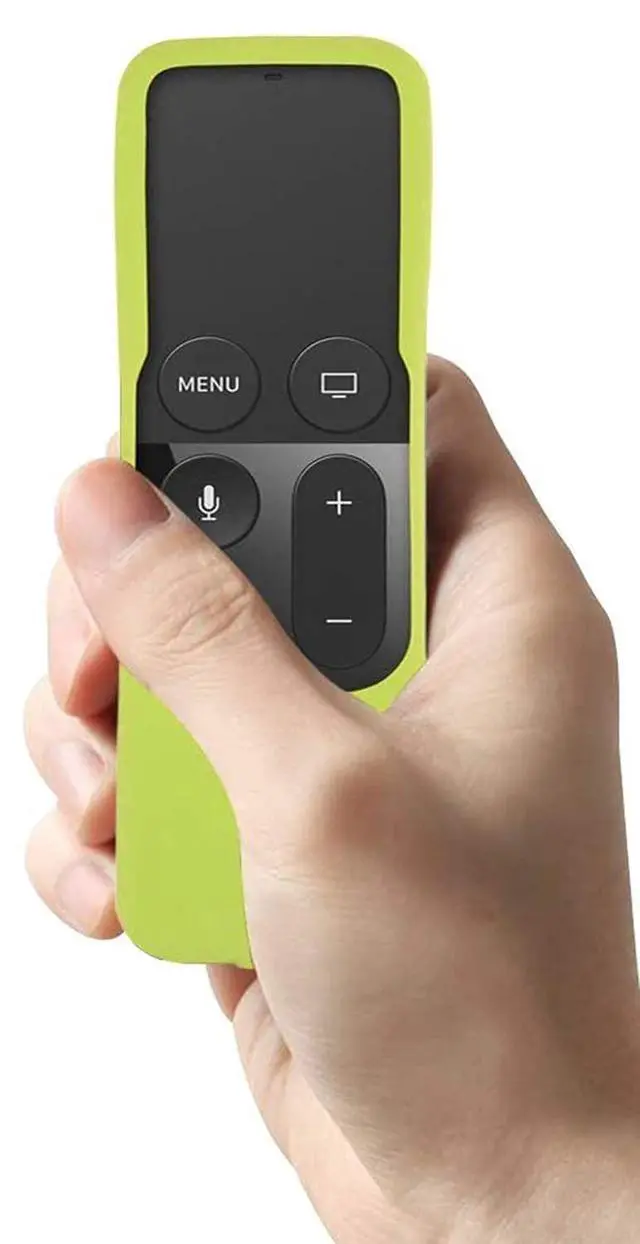 Alt view image 7 of 7 - Silicone Case Compatible with Apple TV 4K/HD Siri Remote (1st Gen) - Anti-Slip Shock Proof Soft Remote Cover Case Compatible with Apple TV 4K 5th 4th Gen Siri Remote Controller - Green