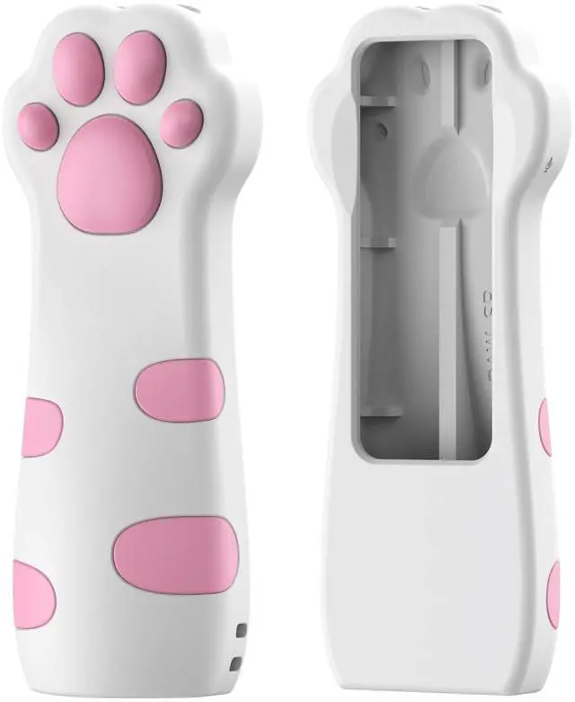 Main image of Silicone Case Fit Designed for Apple TV 4K 2021/2022 Siri Remote Protective Case with Shockproof Compatible with AirTag (Pink Paw)