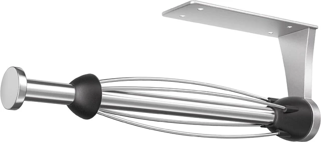 Main image of Paper Towel Holder Under Cabinet, Damping Single-Hand Operation, Wall-Mounted Self-Adhesive or Drilling Towel Rack for Kitchen & Bathroom, Under Counter Paper Towel Dispenser