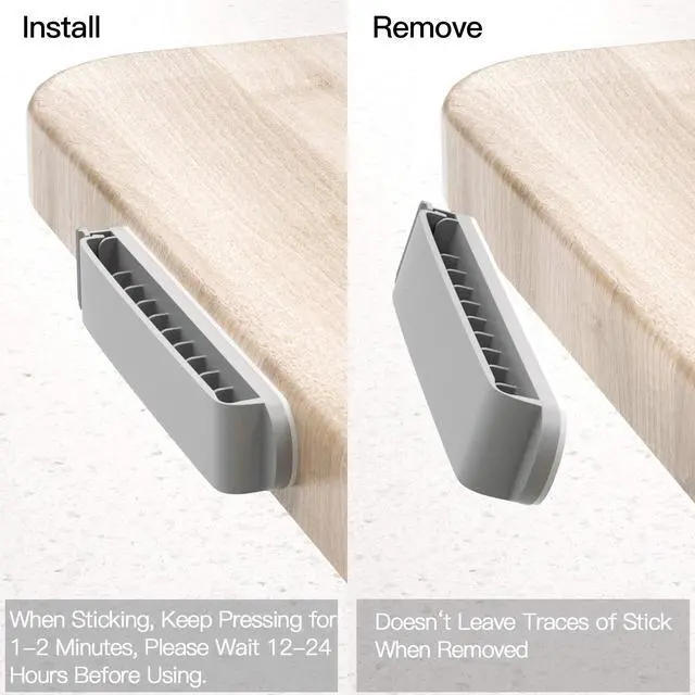 Alt view image 5 of 6 - Cable Clips, 3 Pack Cord Organizer Charger Cable Management for Organizing Home Office Desk Phone Car Cable Wire, Self Adhesive Cord Holders (Gray)