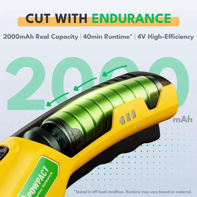 Alt view image 4 of 7 - High Speed Cardboard Cutter, Cordless Electric Scissors for Cardboard Fabric Carpet, Automatic Electric Box Cutter with Safety Lock - Rechargeable Battery, Heavy Duty Power, Rotary Cutting
